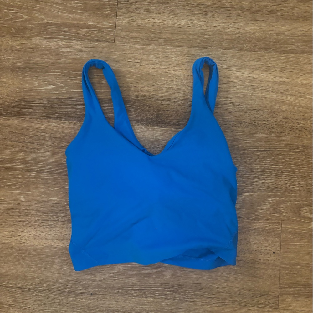 ANOTHER lululemon cobalt blue align tank top